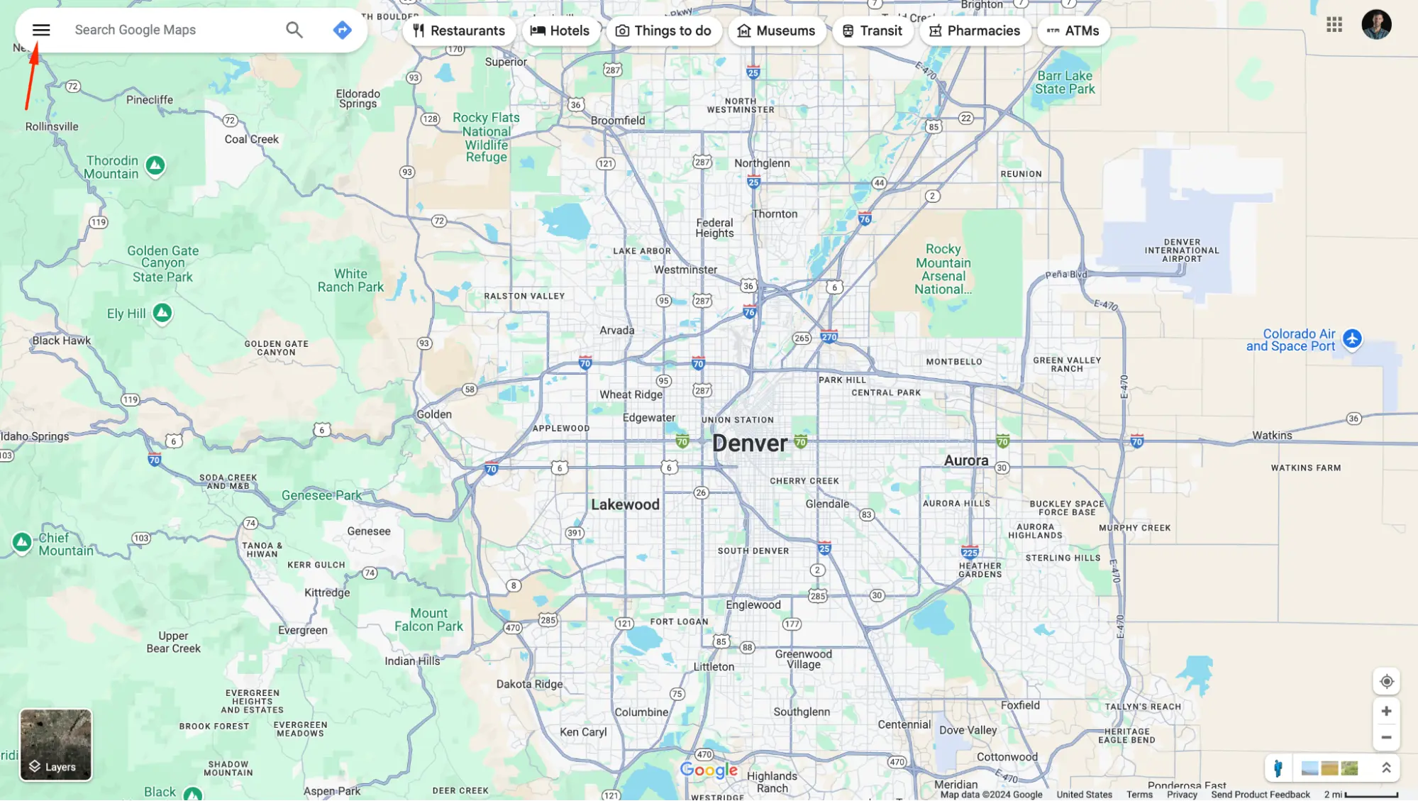 How To Use Google Maps For Trip Planning - Step 1