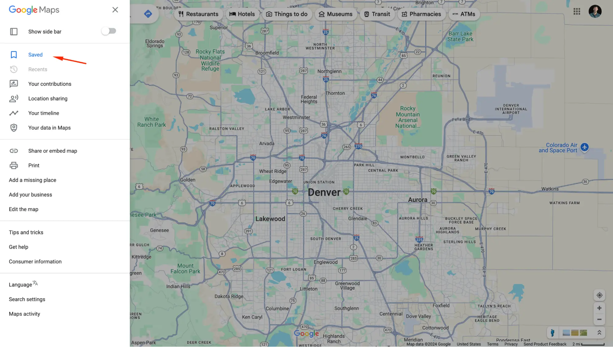 How To Use Google Maps For Trip Planning - Step 2