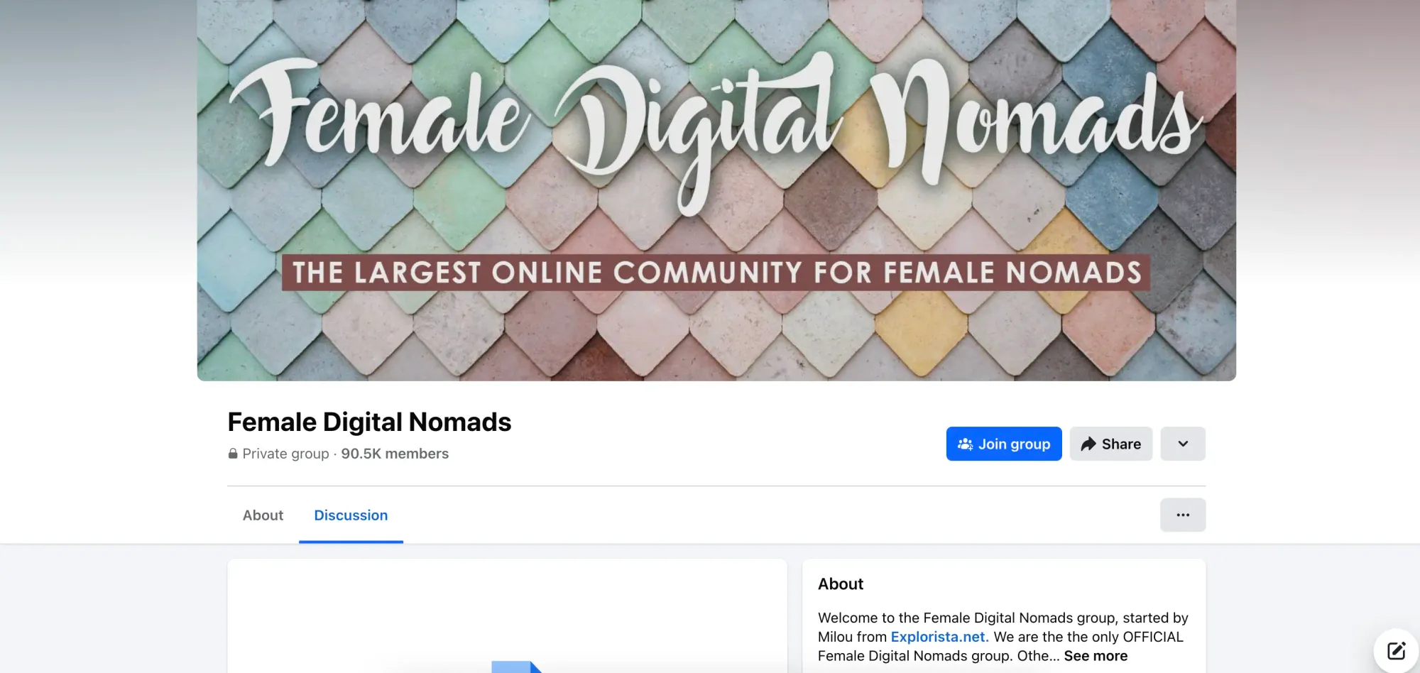 Female Digital Nomads Facebook Group